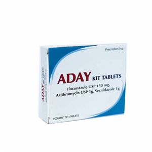 ADAYKIT TABLET (azithromycin, secnidazole, fluconazole) Picture