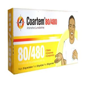 COARTEM TABLET 80/480MG BY 6 Picture