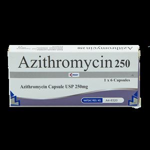 AZITHROMYCIN CAPSULE 250MG BY 6 Picture